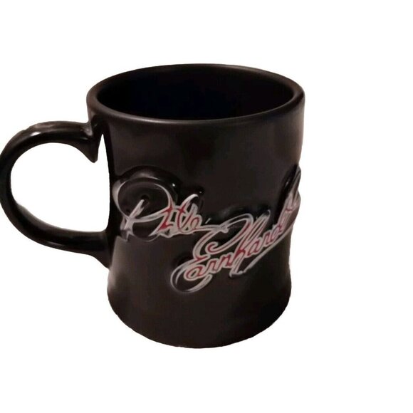 Dale Earnhardt Jr Black Coffee Mug with Raised #3 And Raised Name - Picture 3 of 8